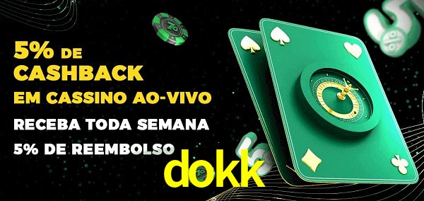 Promoções do cassino ao Vivo dokk